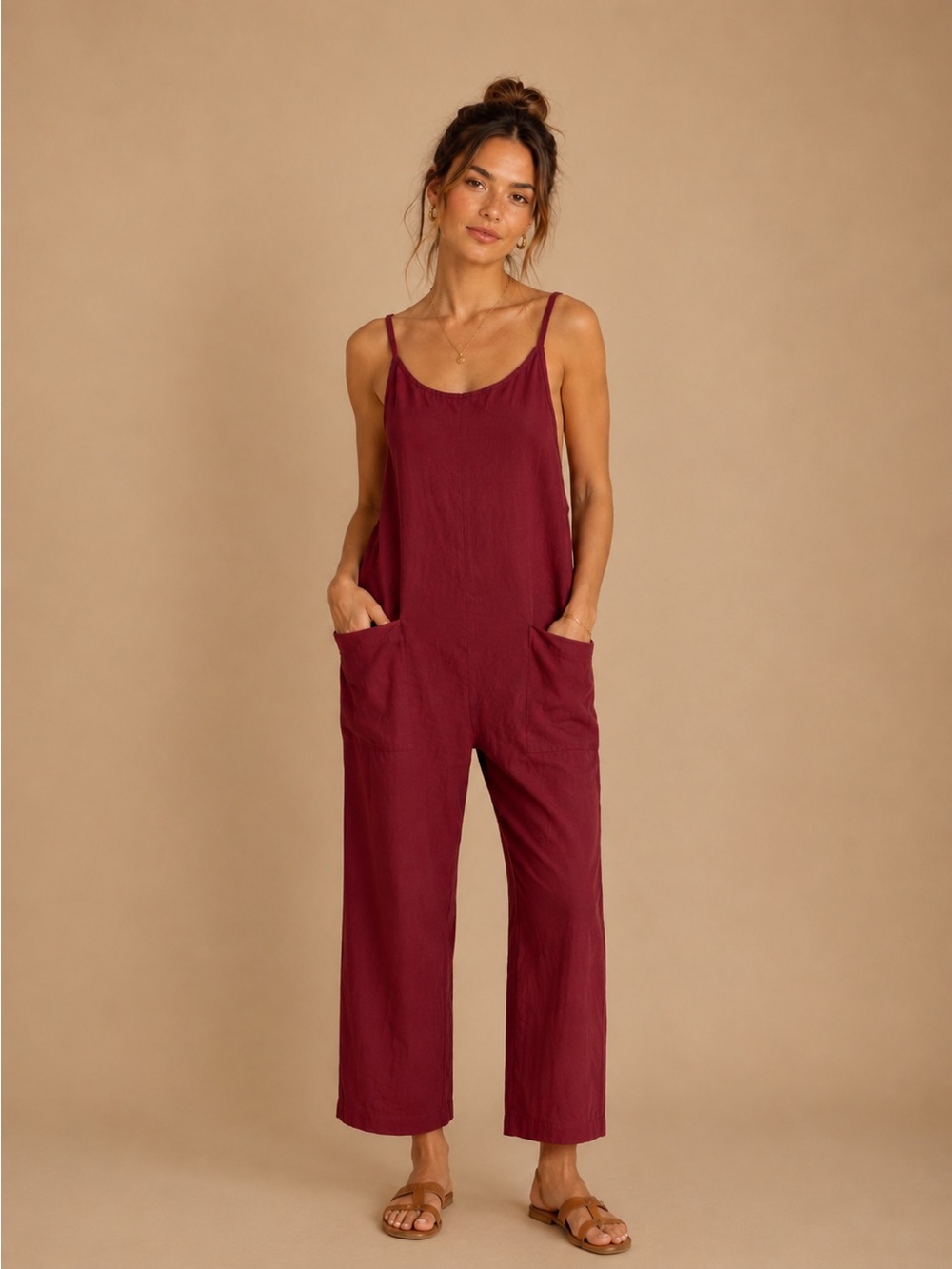Maroon Romper